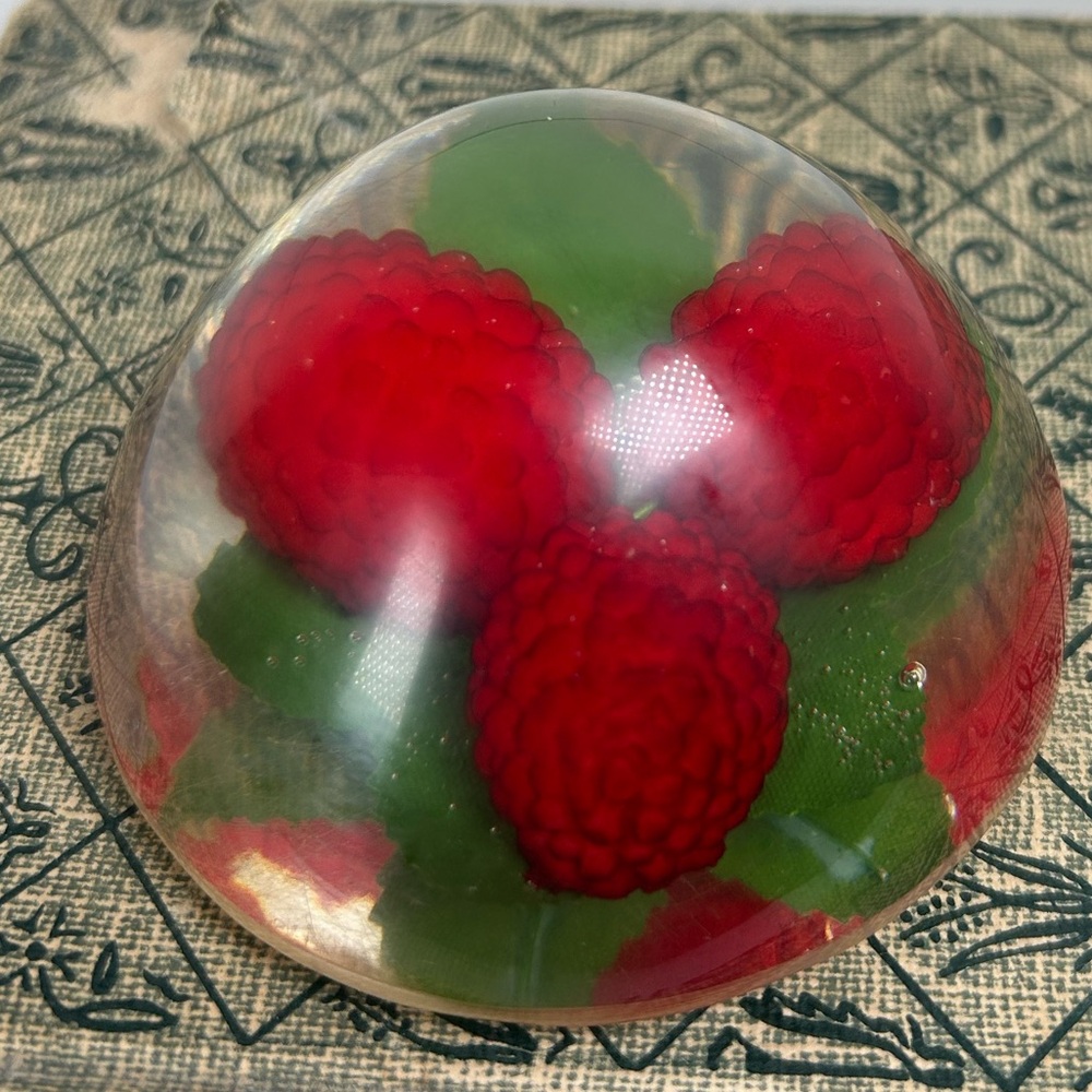 Red Raspberry Paperweight - Picture 9 of 12